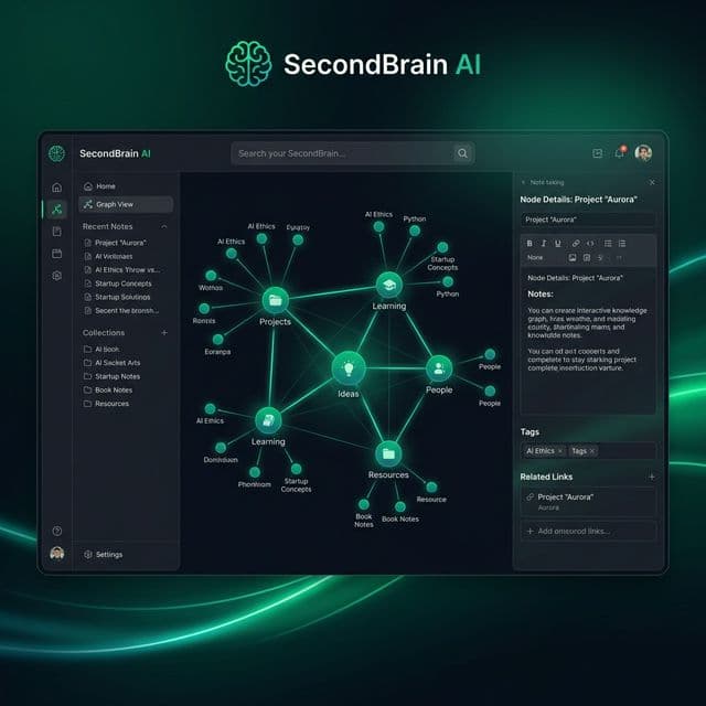 Secondbrain AI screenshot